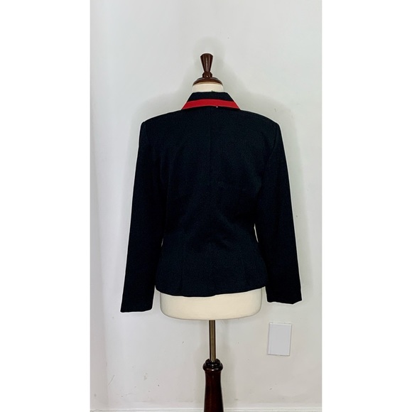 Women’s Black and Red Blazer - Picture 2 of 5